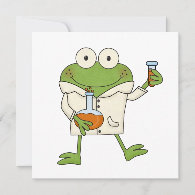 Carte Grenouille de laboratoire (Devant)