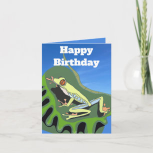Carte Grenouille grimpeuse   
