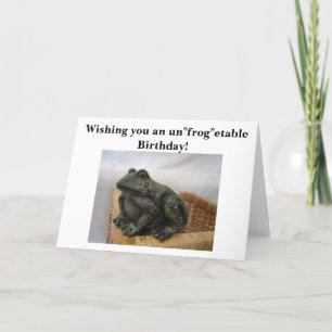 Carte Grenouille humoristique