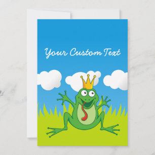 Carte Grenouille Prince 5 po x 7 po