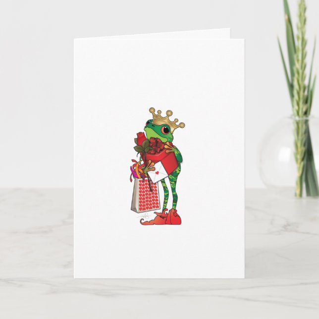 Carte Grenouille Prince des Coeurs (Devant)