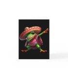 Grenouille qui fait le dabbing Sombrero Poncho Cin