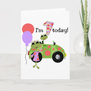 Carte Grenouilles Mod 1er anniversaire