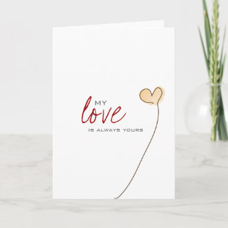 Carte gretting d'amour
