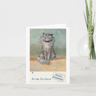 Carte Grey @ Cat Show II par Louis Wain