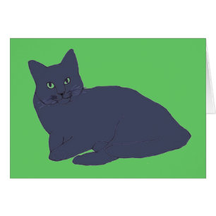 Carte Grey Kitty