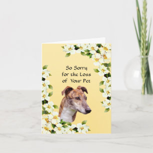 Carte Greyhound et Dogwood - Sympathie