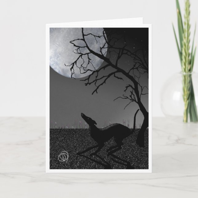 Carte GREYHOUND ET LUNE g707 (Devant)