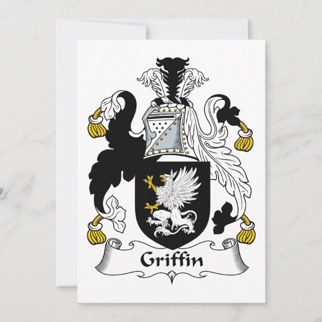 Carte Griffin Family Crest (Devant)