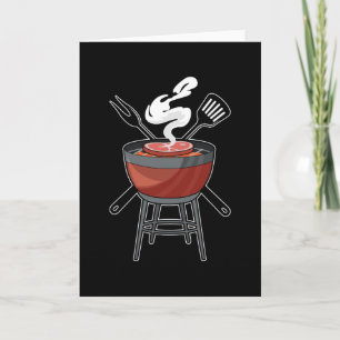 Carte Grill avec Fourche de viande et Spatula