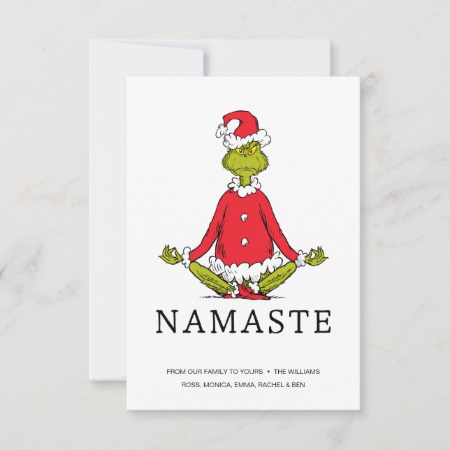 Carte Grille | Namaste Santa Claus (Devant)