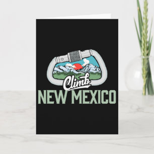 Carte Grimpe Nouveau-Mexique Escalade Rétro Vintage Cara