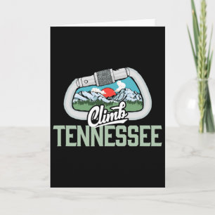 Carte Grimpe Tennessee - Escalade Rétro Vintage Cara