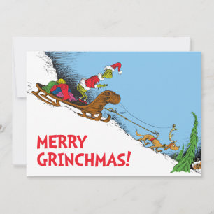 Carte Grinch classique   Grinch et Reindeer Max