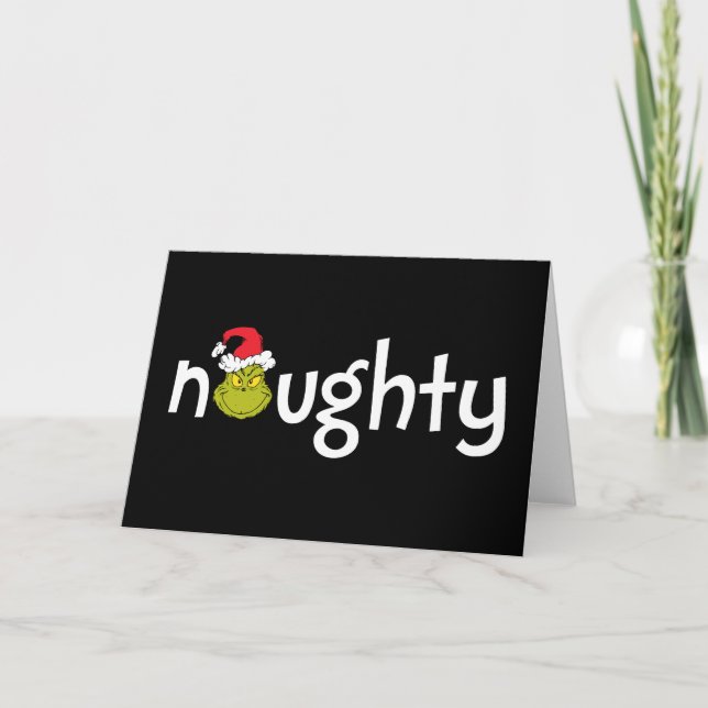 Carte Grinch is Naughty (Devant)