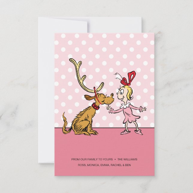 Carte Grinch | Max & Cindy Lou Who (Devant)