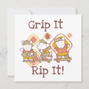 Carte Grip It et Rip It Skateboard