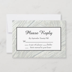 Carte Gris Mariage Rustique