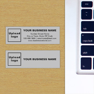 Carte grise de la marque d'affaires sur la mini-ta