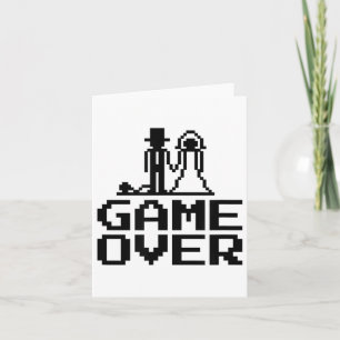 Carte Groom Bride jeu sur le Mariage de la fête de stade