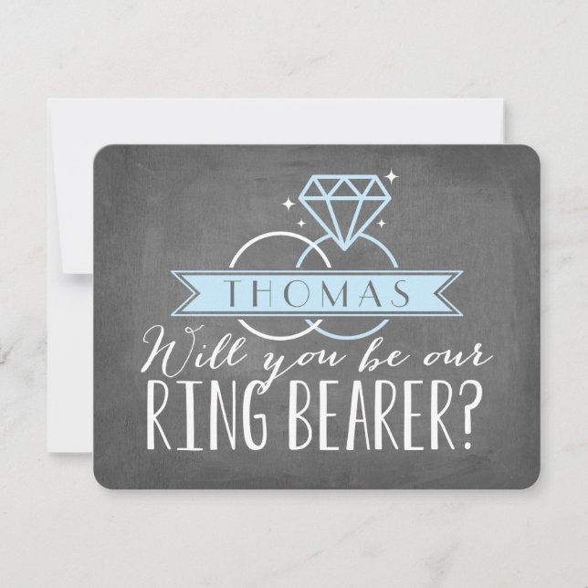 Carte | Groomsman de porteur d'alliances (Devant)
