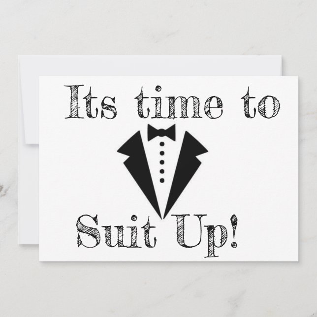 Carte Groomsmen (Devant)