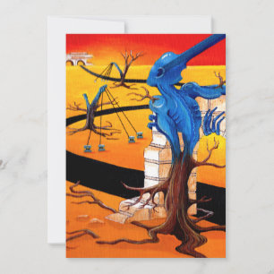 Carte "Groove Warrior" Oeuvre originale de R.A.Brown
