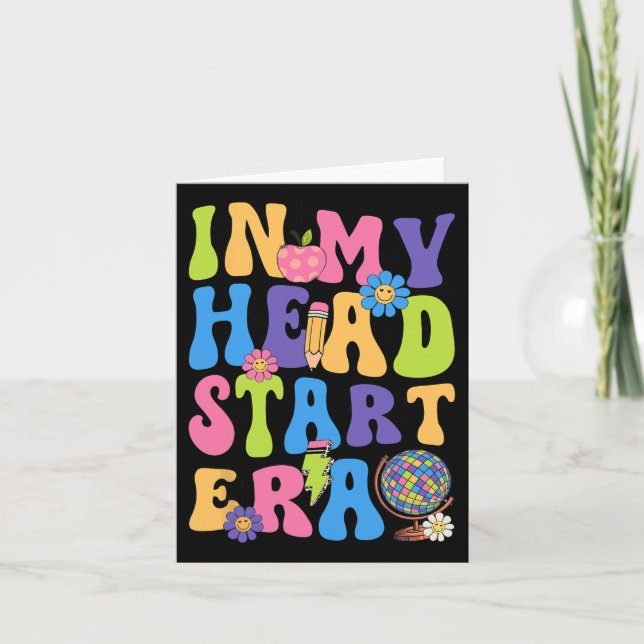 Carte Groovy dans mon début d'ère Head Start Premier Jou (Devant)