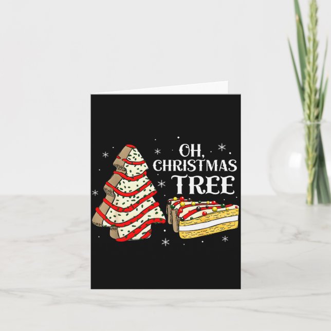 Carte Groovy Oh Christmas Tree Cakes Debbie Becky Jen Ca (Devant)