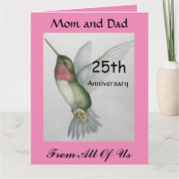 GROS 25ème anniversaire Maman Papa de tous les col