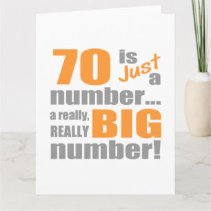 Carte Gros 70e anniversaire