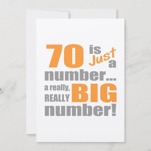 Carte Gros 70e anniversaire (Devant)