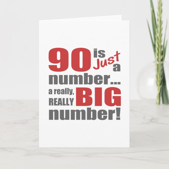 Carte Gros 90ème anniversaire (Devant)