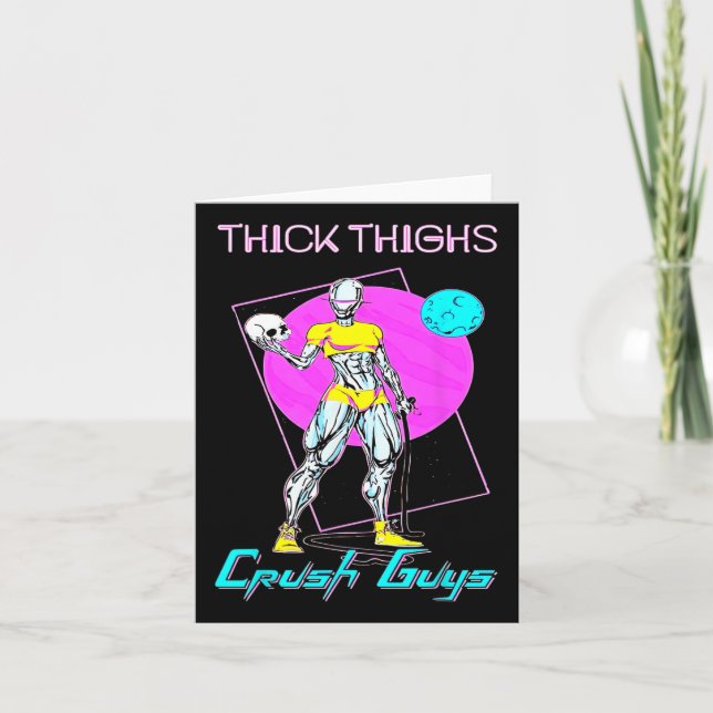 Carte Gros Coiffures Les Gars Broyeurs Poids Bodybuildin (Devant)