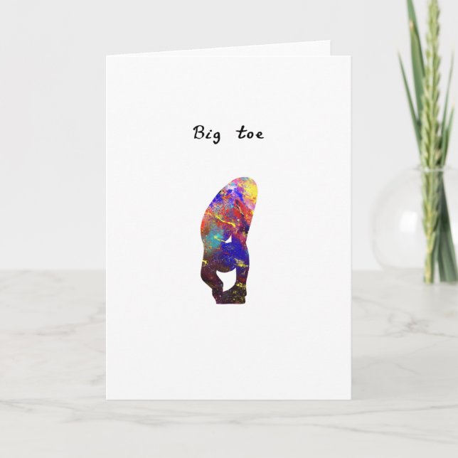 Carte Gros orteil (Devant)