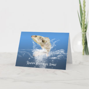 Carte Gros Poisson anniversaire