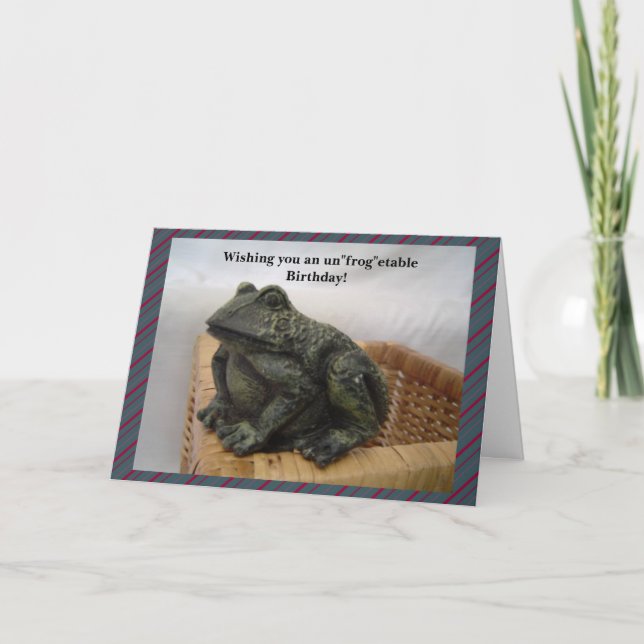 Carte Grosse drôle Salutation d'anniversaire (Devant)