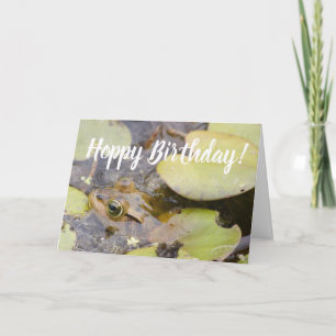 Carte Grosse grenouille funy
