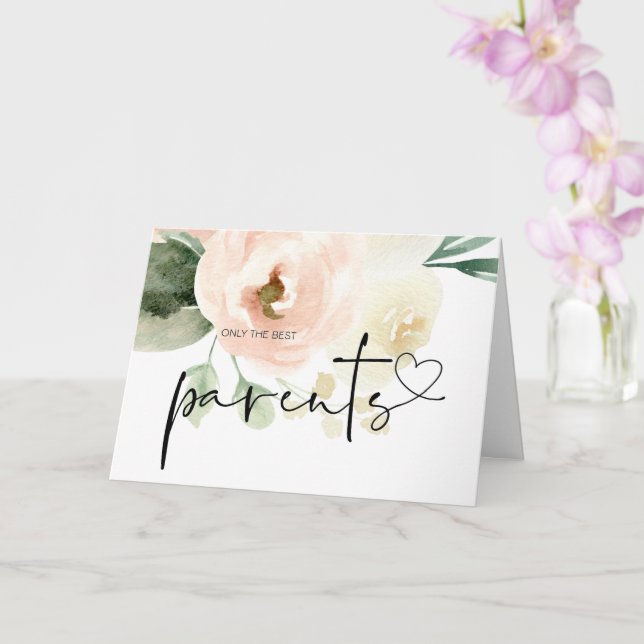 Carte Grossesse Bébé Révéler cadeau à grands-parents Blu (Orchidée)