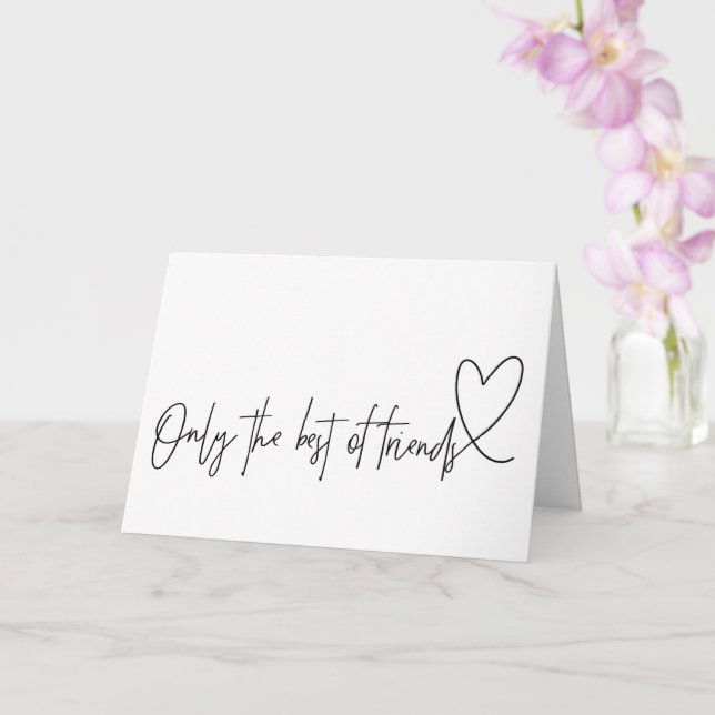 Carte Grossesse Bébé Révéler Cadeau Pour le meilleur ami (Orchidée)