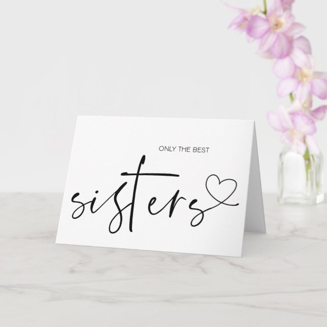 Carte Grossesse Bébé Révéler Cadeau Pour Ma Soeur Nouvel (Orchidée)