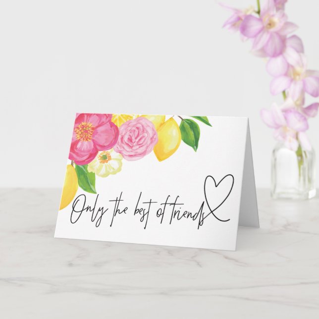 Carte Grossesse Florale Bébé Révéler Cadeau Pour Ami Tan (Orchidée)