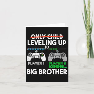 Carte Grossesse Promu Gros Bro Leveling Jusqu'À Big Brot