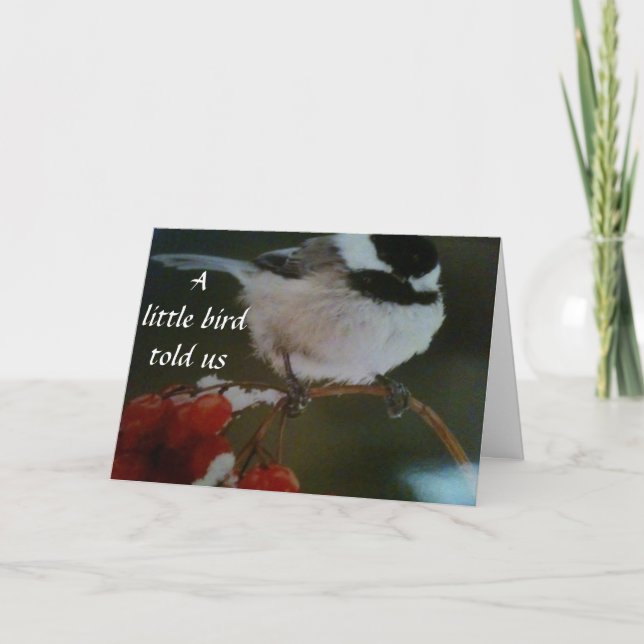 CARTE GROUP ENVOIE UN OISEAU AVEC UN SOUHAIT D'ANNIVERSA (Devant)