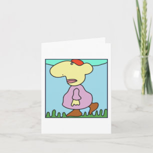Carte Grumpy Goes Walking Card de Denis Gaston Art