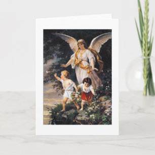 Carte GUARDIAN ANGEL Bernhard Plockhorst 1886