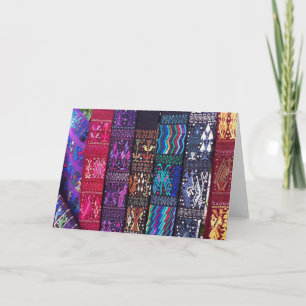 Carte Guatemalan textile designs