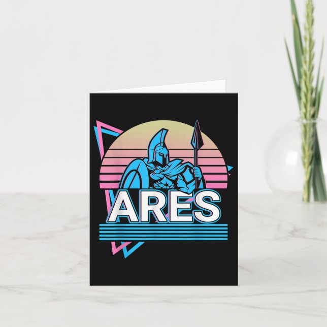 Carte Guerre de Dieu grec Ares (Devant)