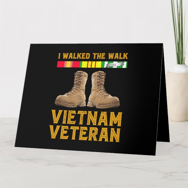 Carte Guerre du Vietnam Anciens combattants américains J (Devant)