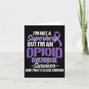 Carte Guerrier de la sensibilisation au surdosage Surviv
